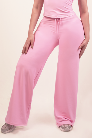 Legging Wide Leg Pink